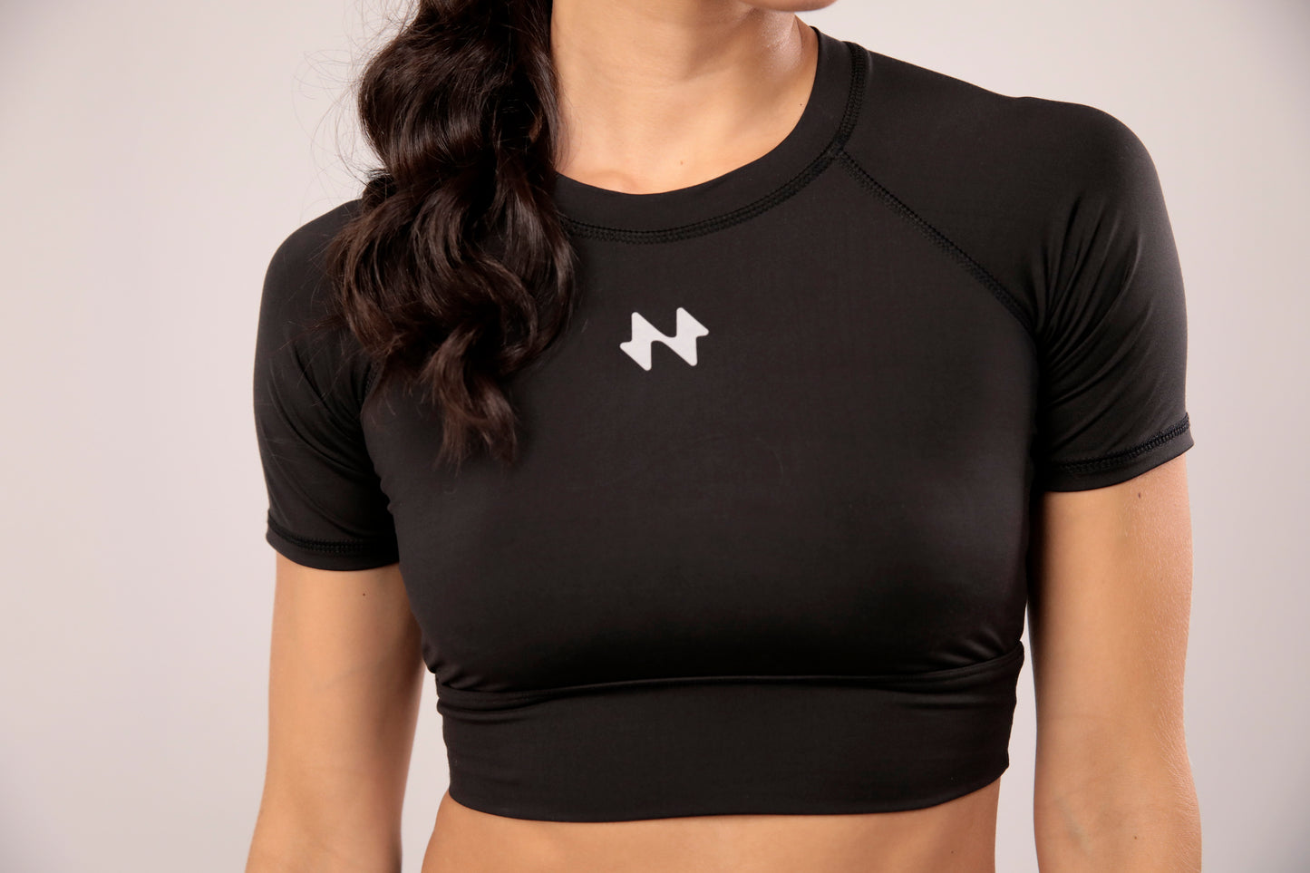 Mia Black Croptop