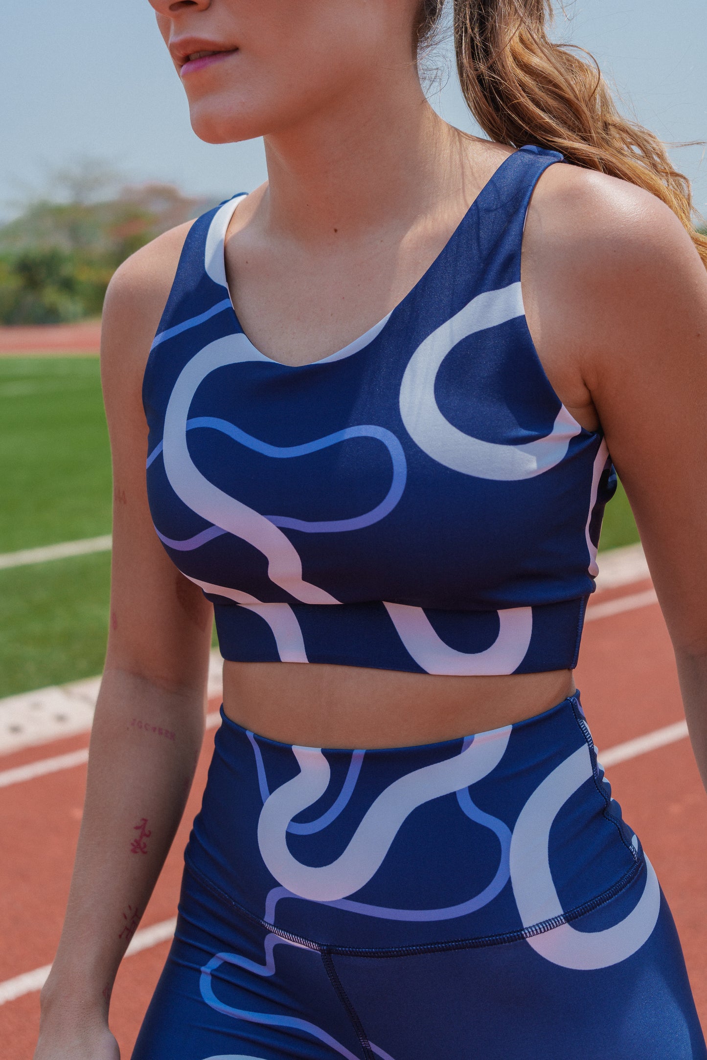 Clara Blueberry Waves Top