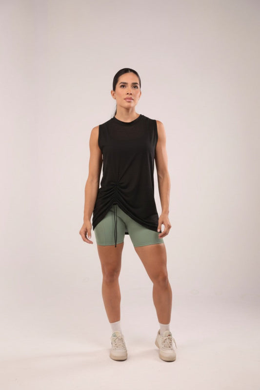 Nina Black Oversized Mesh