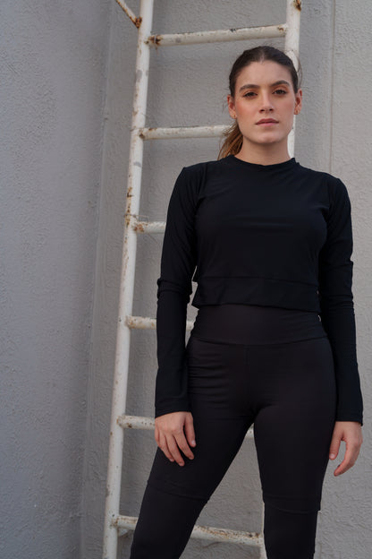 Claressa Nero Long Sleeve Top