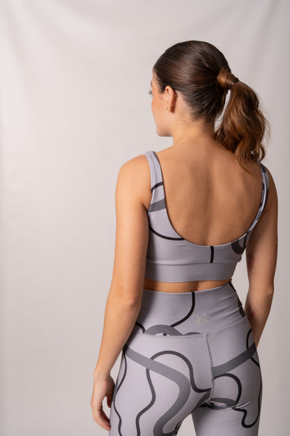 Taylor Black Waves Top