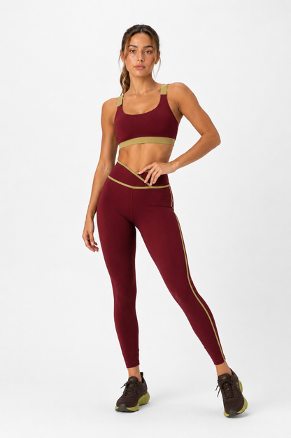 Aria Wine Leggings