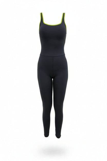 Luna Black Jumpsuit Leggins