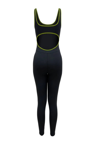 Luna Black Jumpsuit Leggins